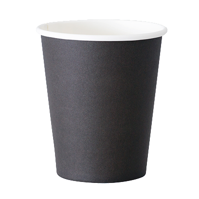 Plain Black Takeaway Cups
